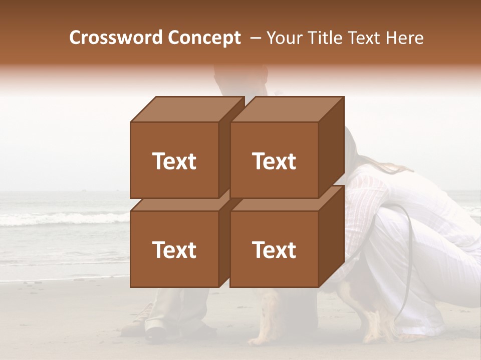 Travel Baby Beach PowerPoint Template