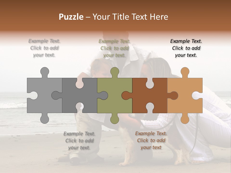 Travel Baby Beach PowerPoint Template