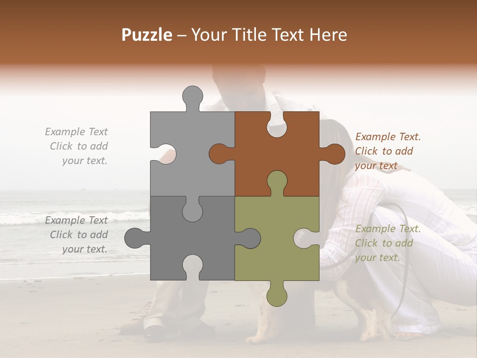 Travel Baby Beach PowerPoint Template