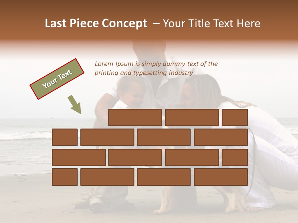 Travel Baby Beach PowerPoint Template