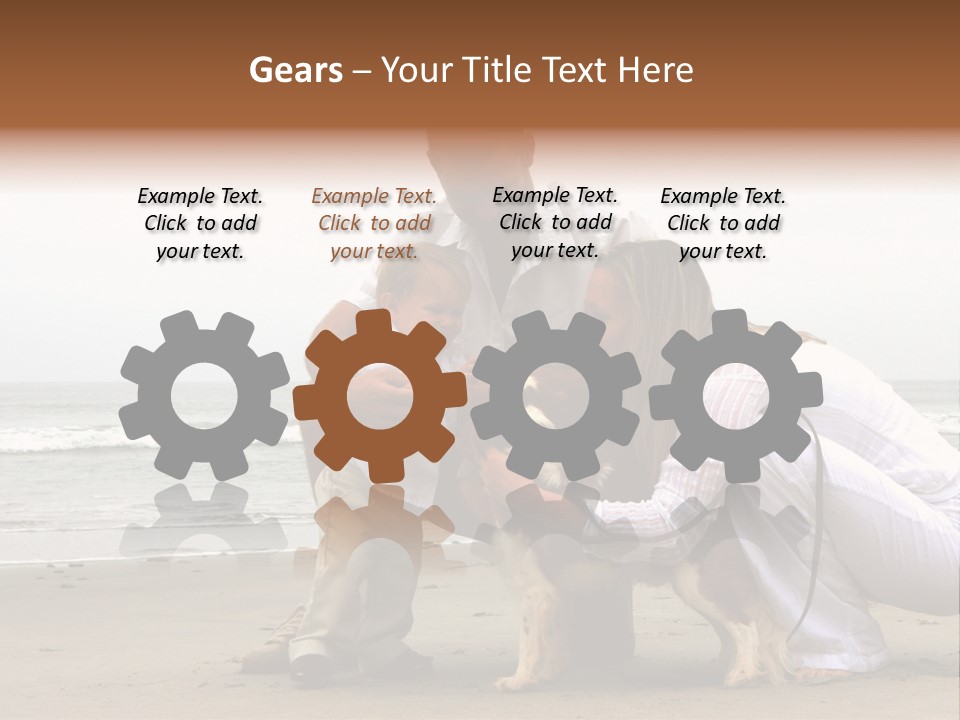 Travel Baby Beach PowerPoint Template