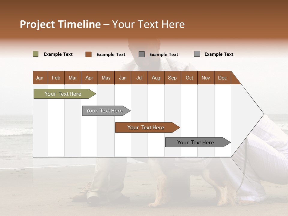 Travel Baby Beach PowerPoint Template