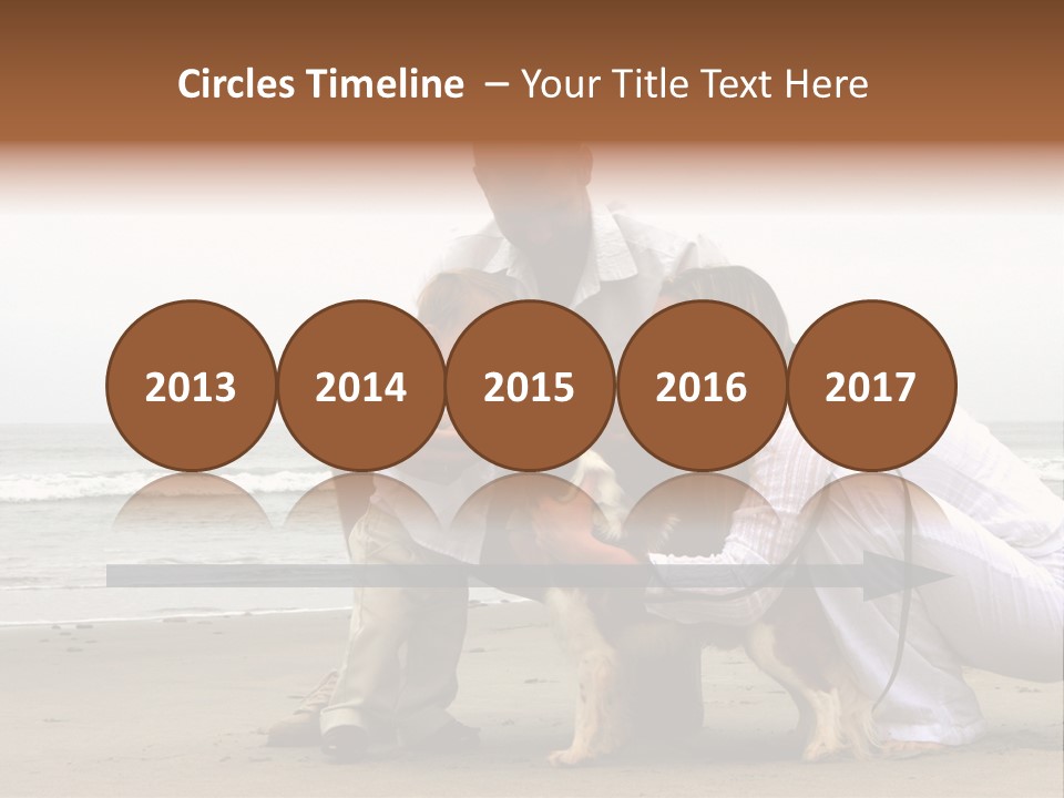 Travel Baby Beach PowerPoint Template