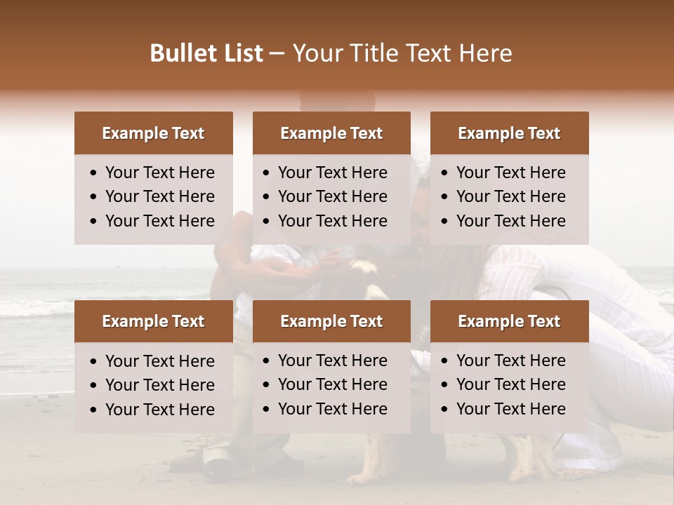 Travel Baby Beach PowerPoint Template