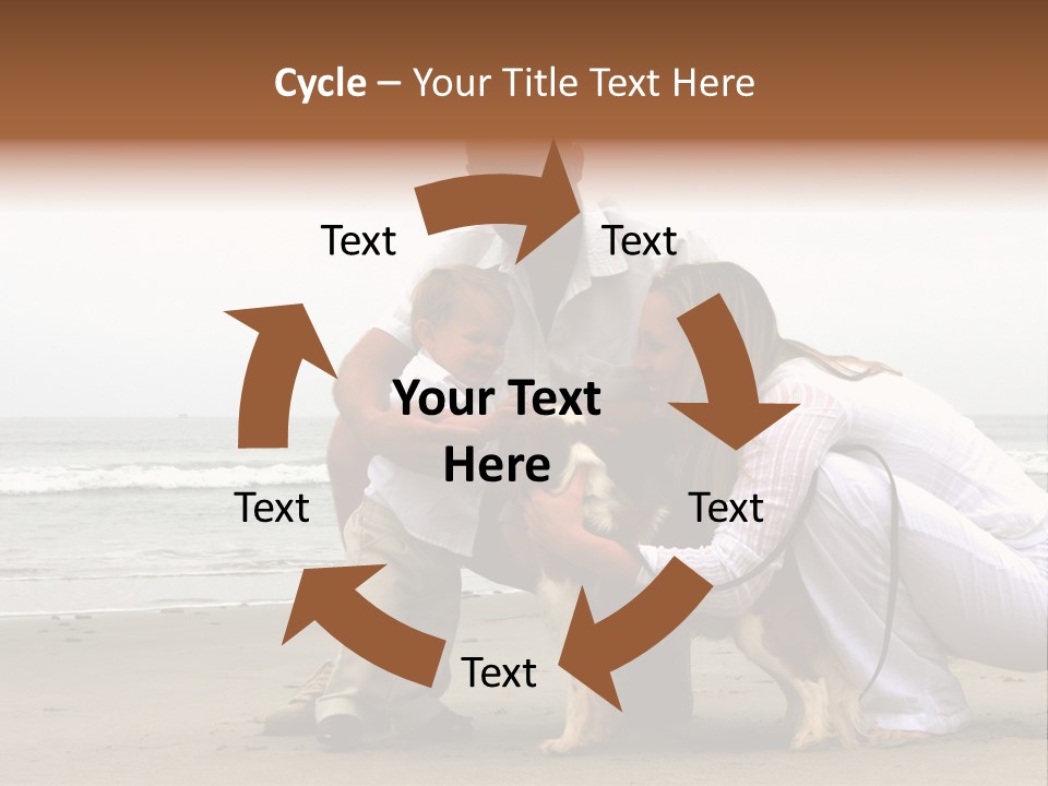 Travel Baby Beach PowerPoint Template