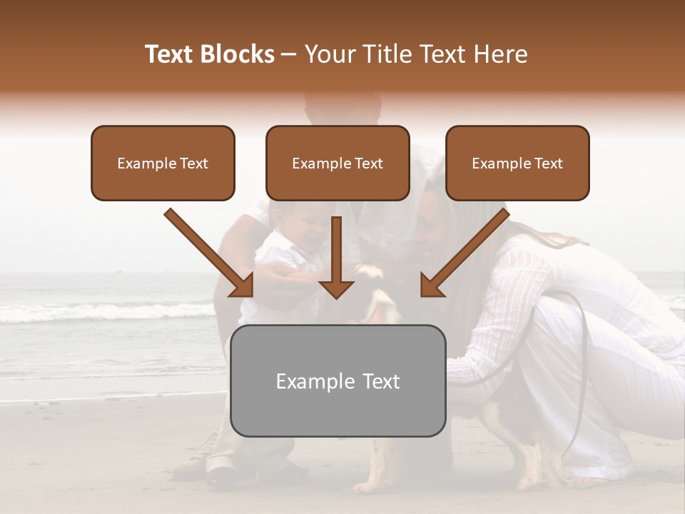 Travel Baby Beach PowerPoint Template