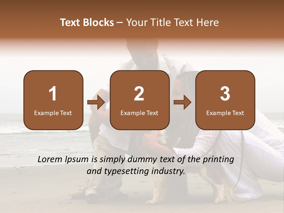 Travel Baby Beach PowerPoint Template