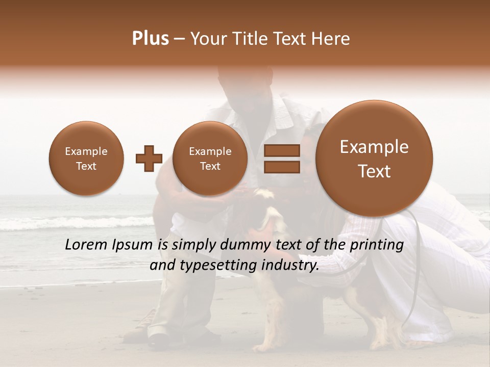 Travel Baby Beach PowerPoint Template