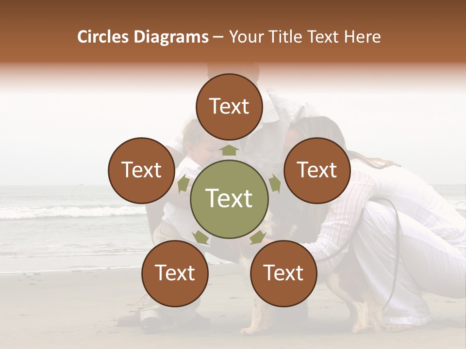 Travel Baby Beach PowerPoint Template