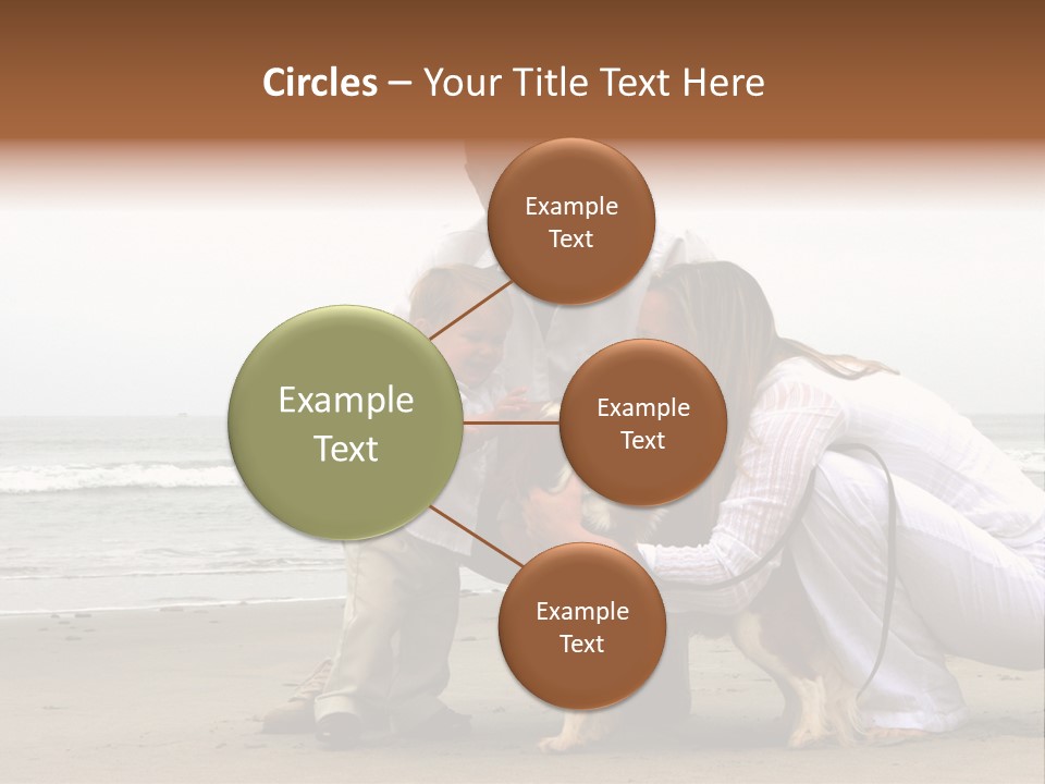 Travel Baby Beach PowerPoint Template