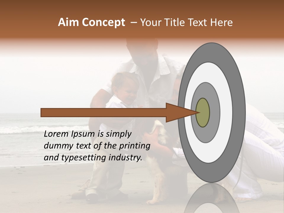 Travel Baby Beach PowerPoint Template