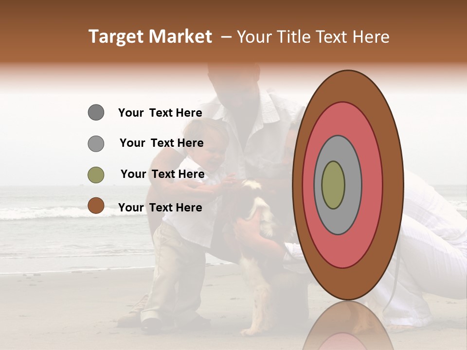 Travel Baby Beach PowerPoint Template