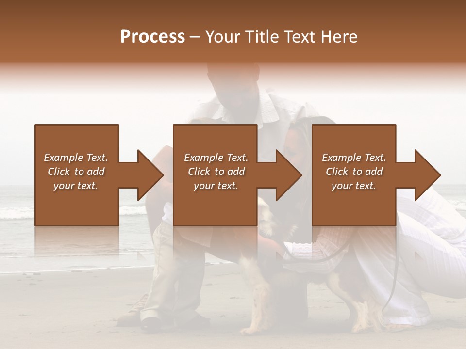 Travel Baby Beach PowerPoint Template