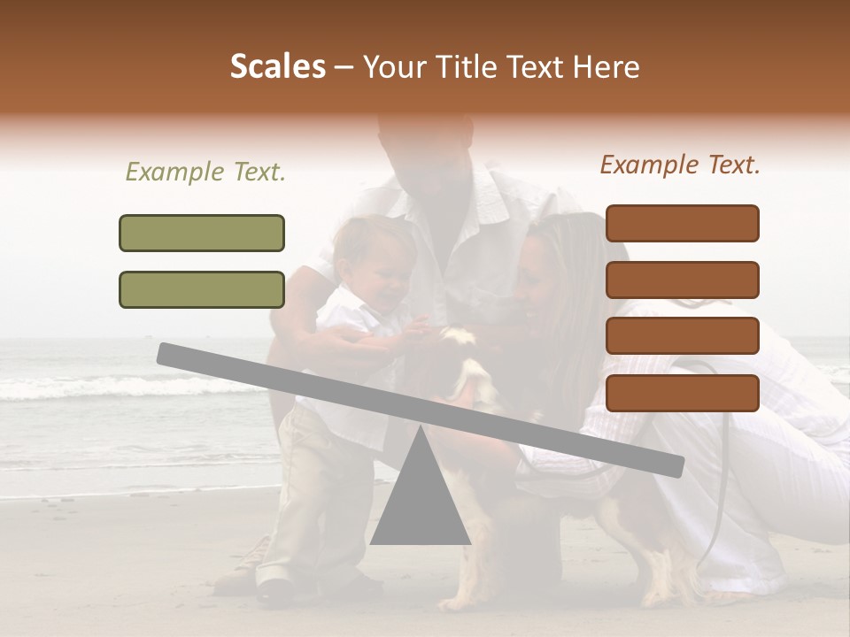 Travel Baby Beach PowerPoint Template