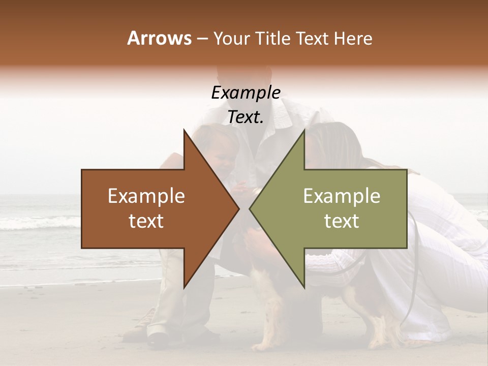 Travel Baby Beach PowerPoint Template