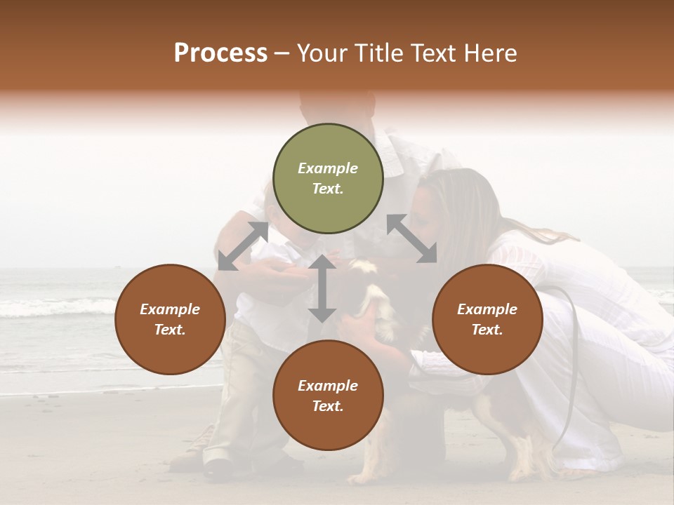 Travel Baby Beach PowerPoint Template