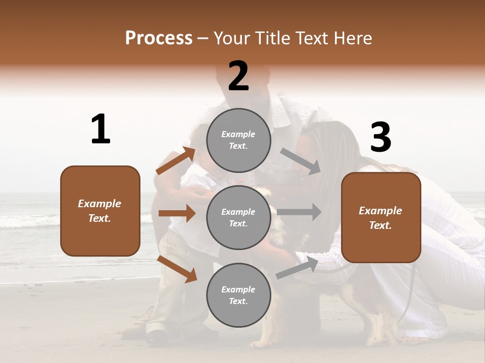 Travel Baby Beach PowerPoint Template