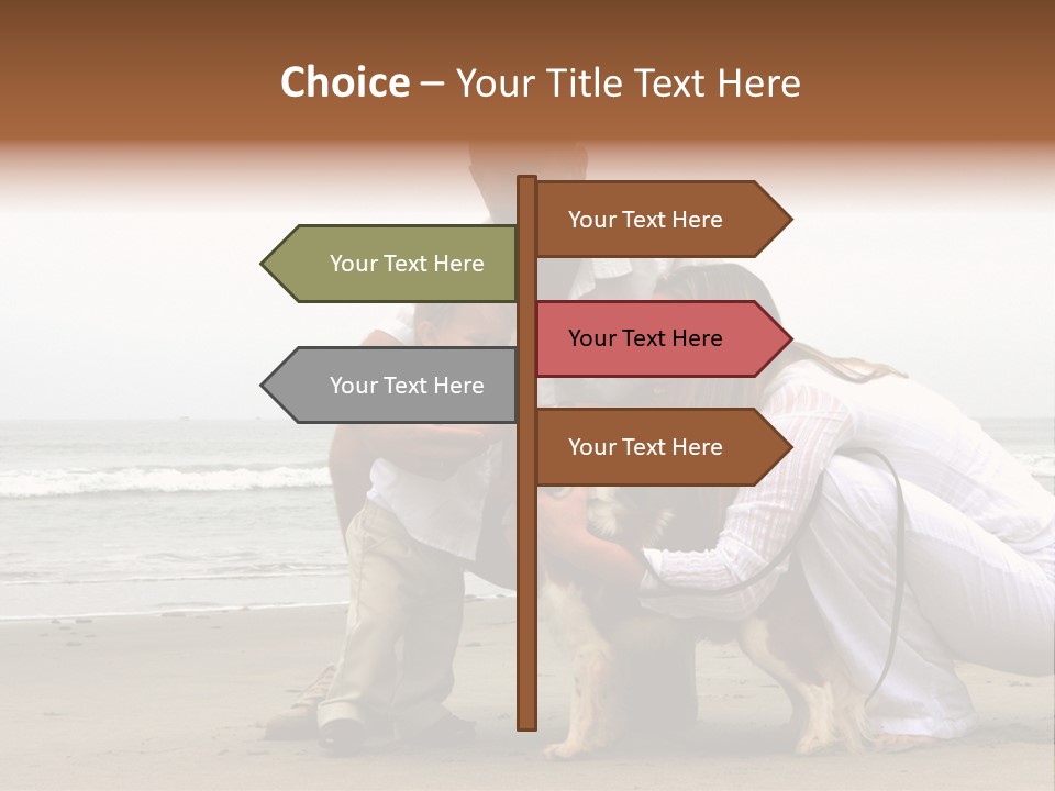 Travel Baby Beach PowerPoint Template