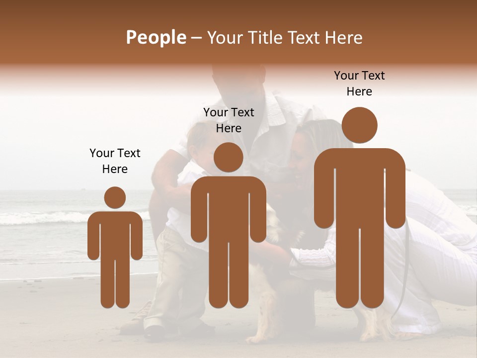 Travel Baby Beach PowerPoint Template