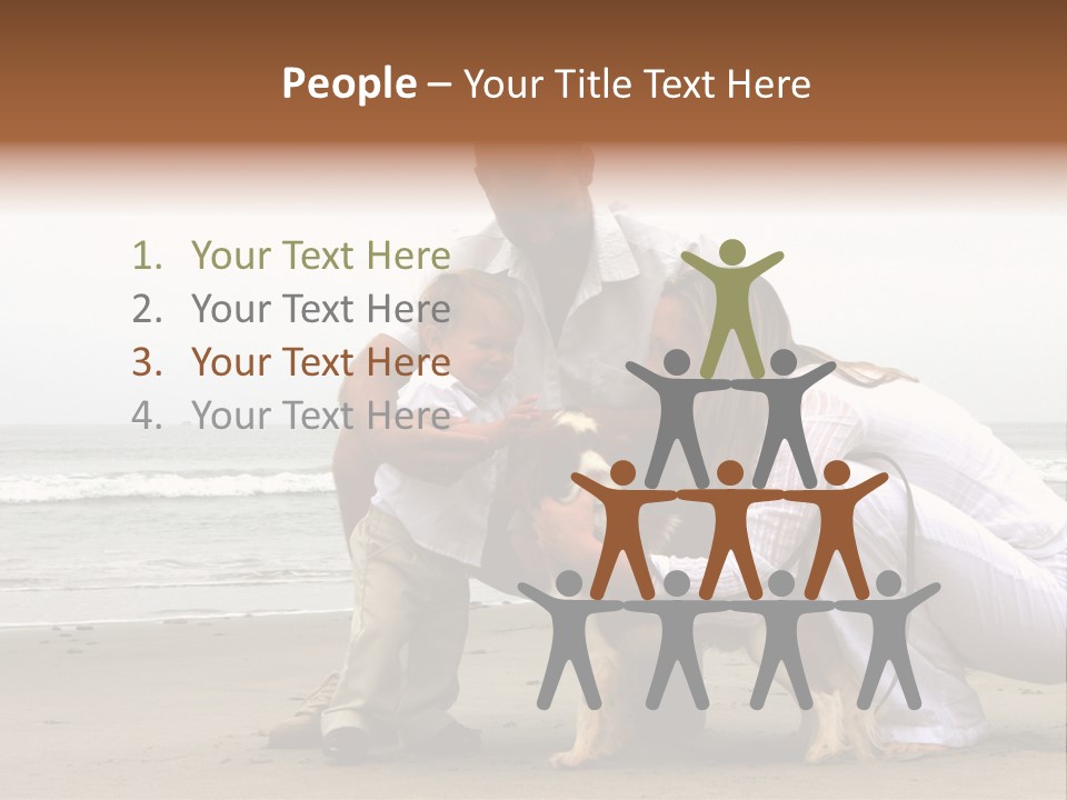 Travel Baby Beach PowerPoint Template