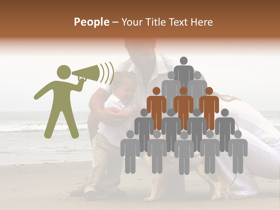 Travel Baby Beach PowerPoint Template