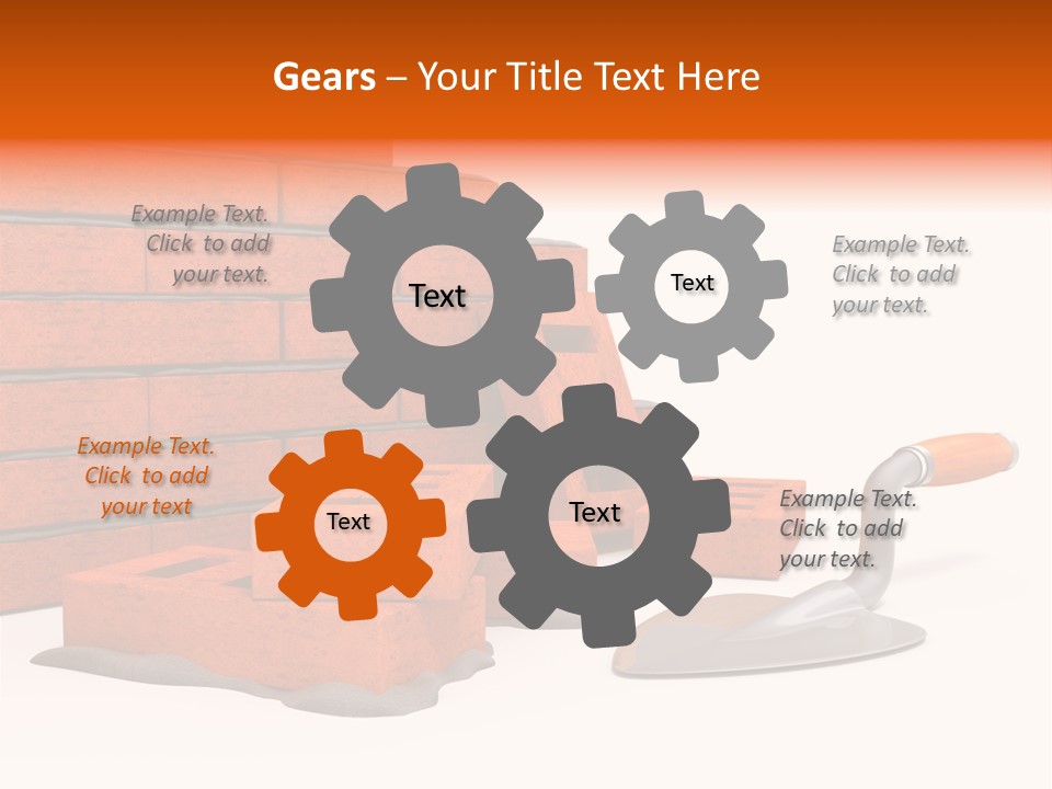 Habitation Brick Real Estate PowerPoint Template