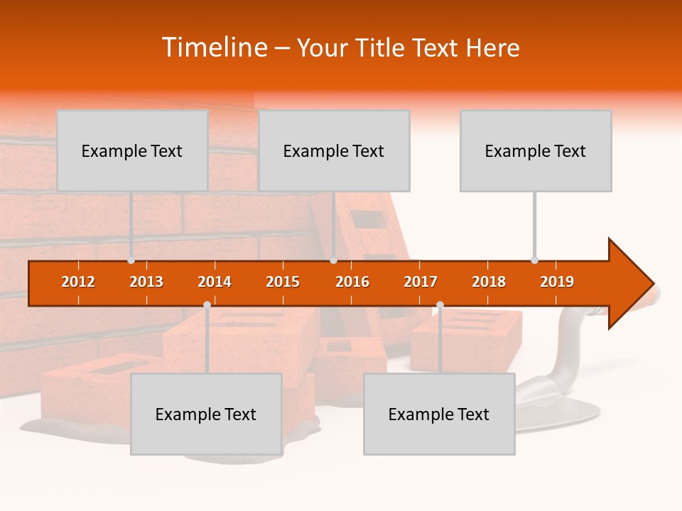 Habitation Brick Real Estate PowerPoint Template