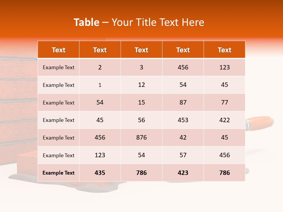 Habitation Brick Real Estate PowerPoint Template