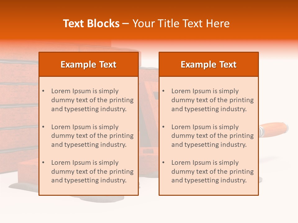 Habitation Brick Real Estate PowerPoint Template