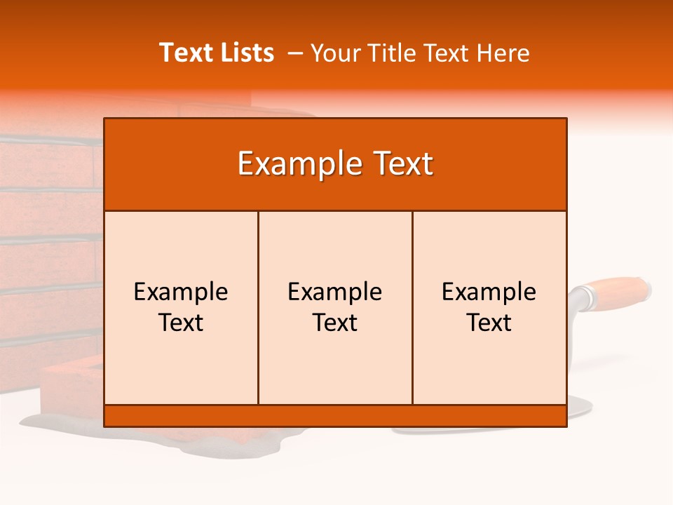 Habitation Brick Real Estate PowerPoint Template