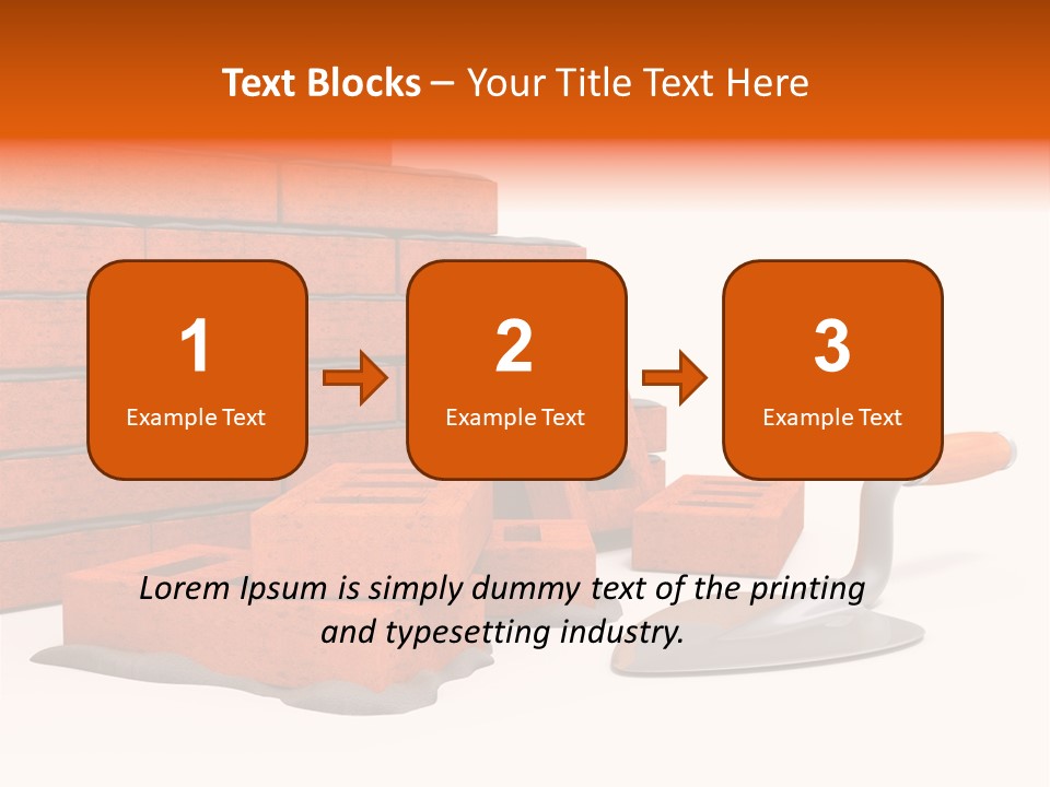 Habitation Brick Real Estate PowerPoint Template