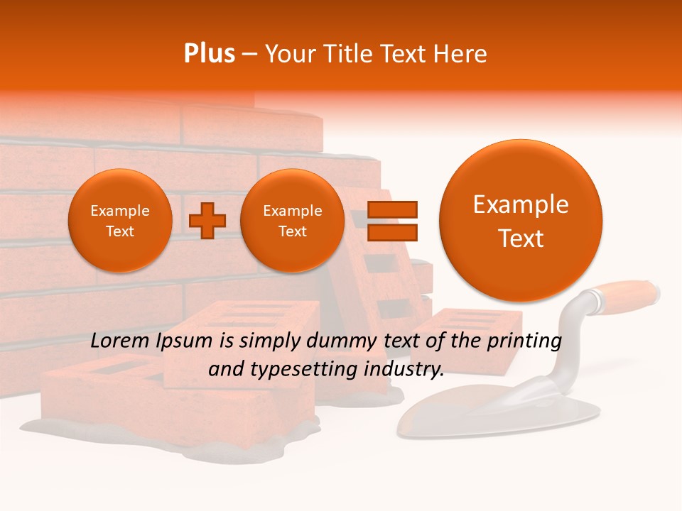 Habitation Brick Real Estate PowerPoint Template