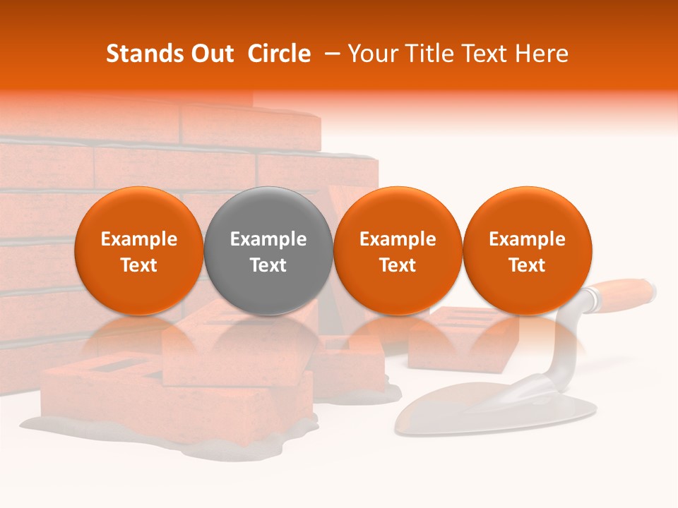 Habitation Brick Real Estate PowerPoint Template