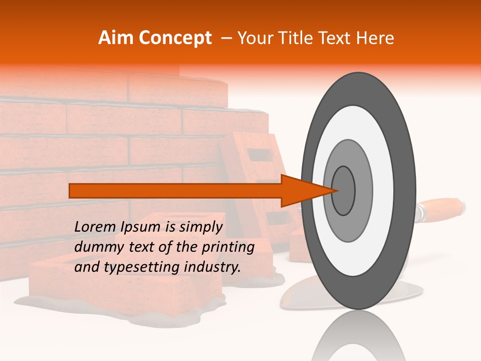 Habitation Brick Real Estate PowerPoint Template