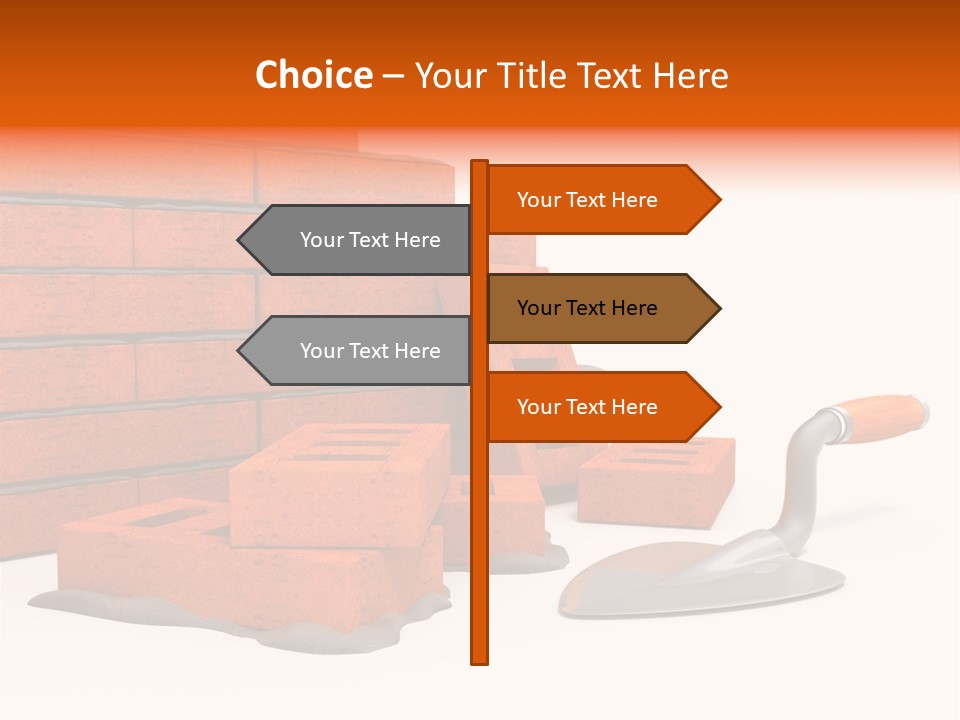 Habitation Brick Real Estate PowerPoint Template