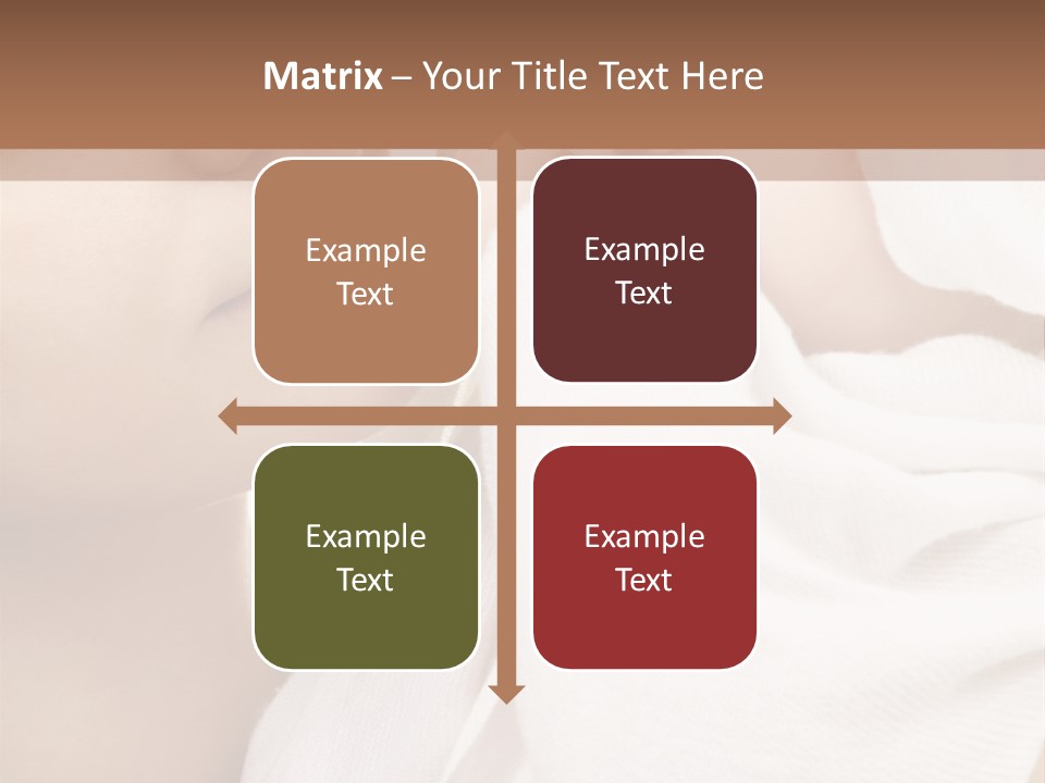 Blue Eyed Family Together PowerPoint Template