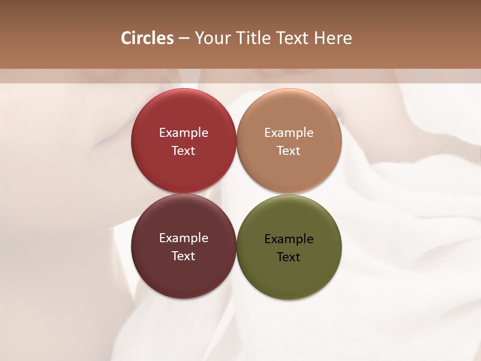 Blue Eyed Family Together PowerPoint Template