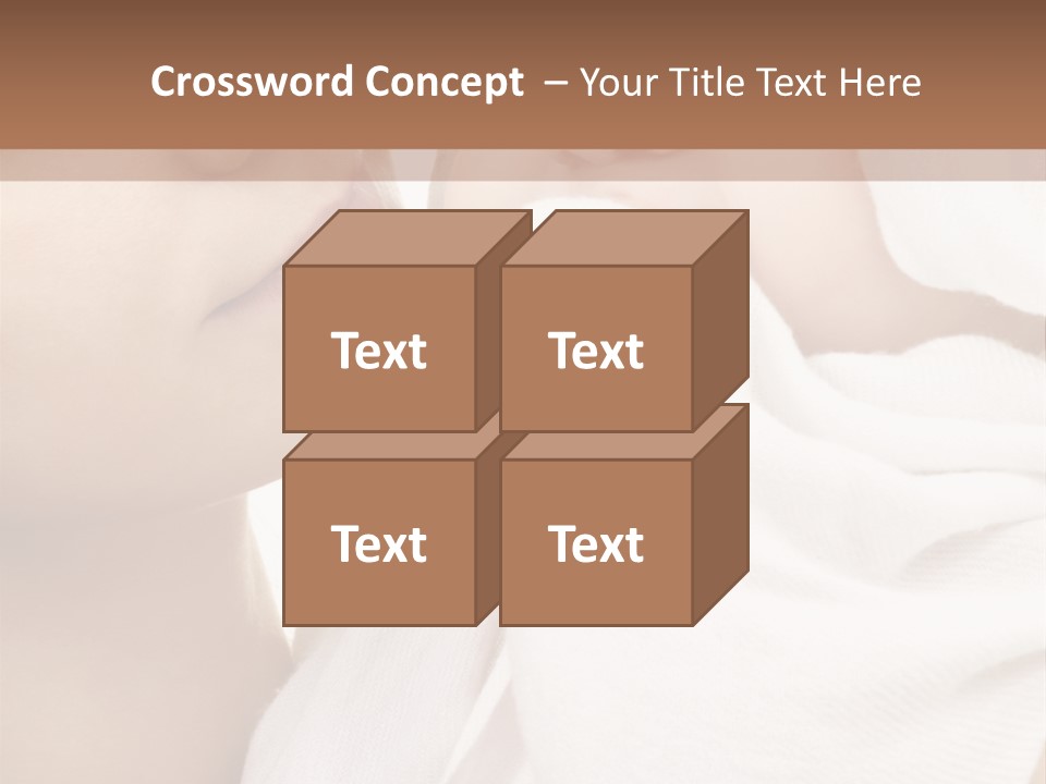 Blue Eyed Family Together PowerPoint Template