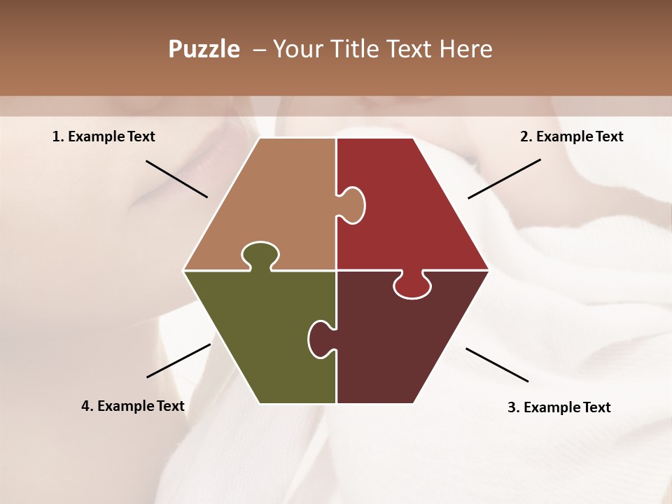 Blue Eyed Family Together PowerPoint Template