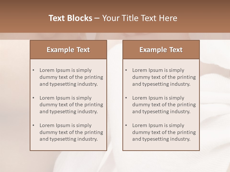 Blue Eyed Family Together PowerPoint Template