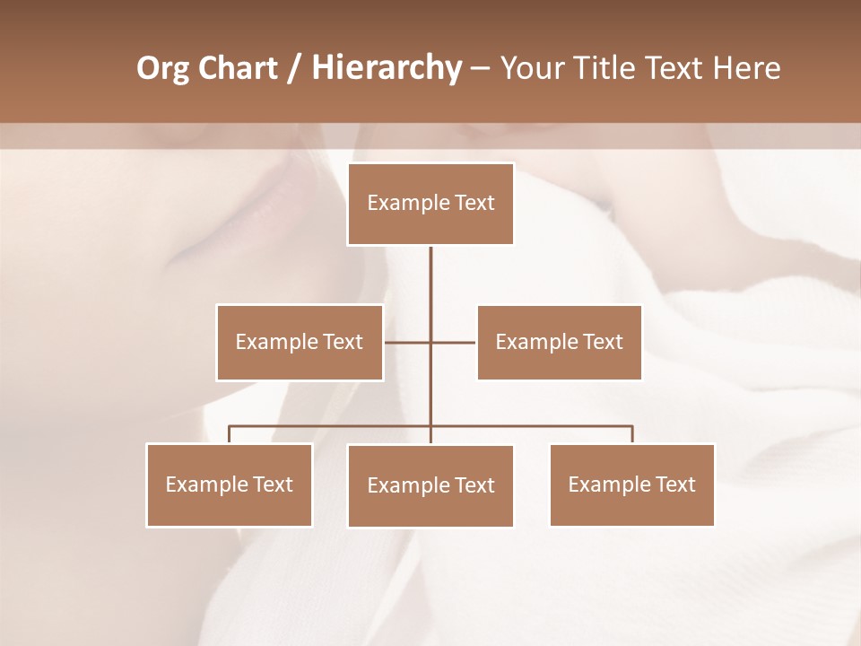 Blue Eyed Family Together PowerPoint Template