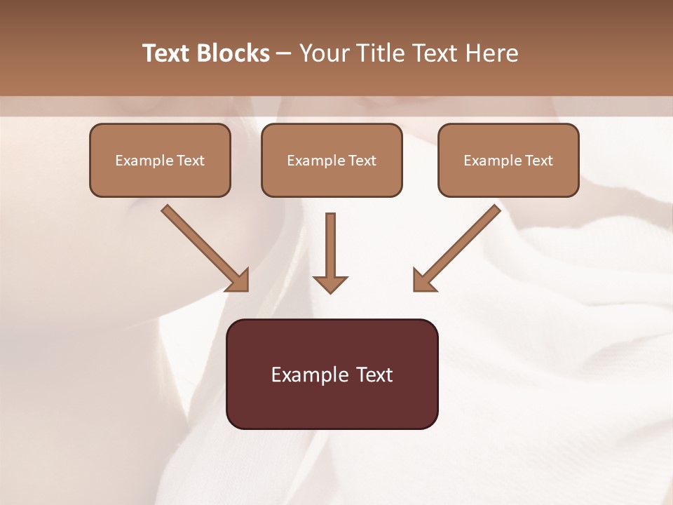 Blue Eyed Family Together PowerPoint Template