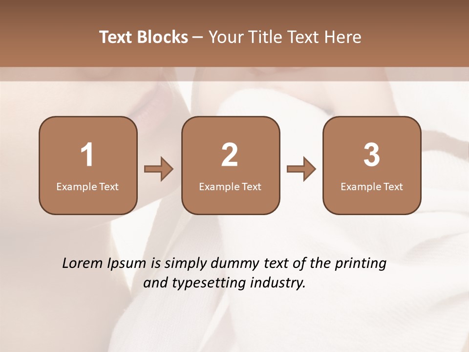 Blue Eyed Family Together PowerPoint Template