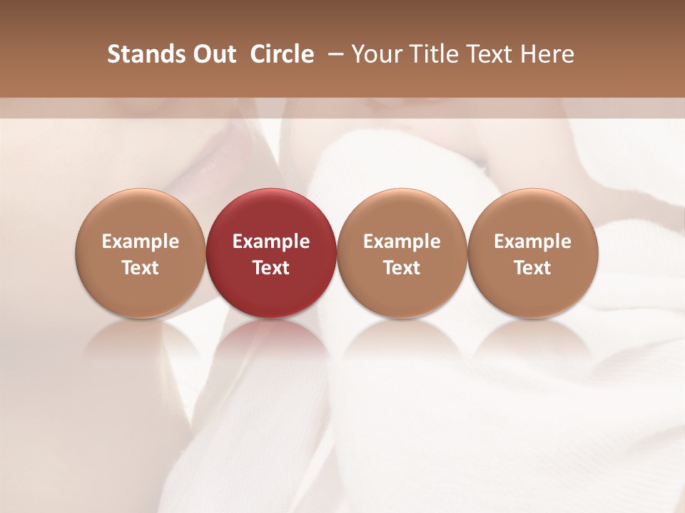 Blue Eyed Family Together PowerPoint Template