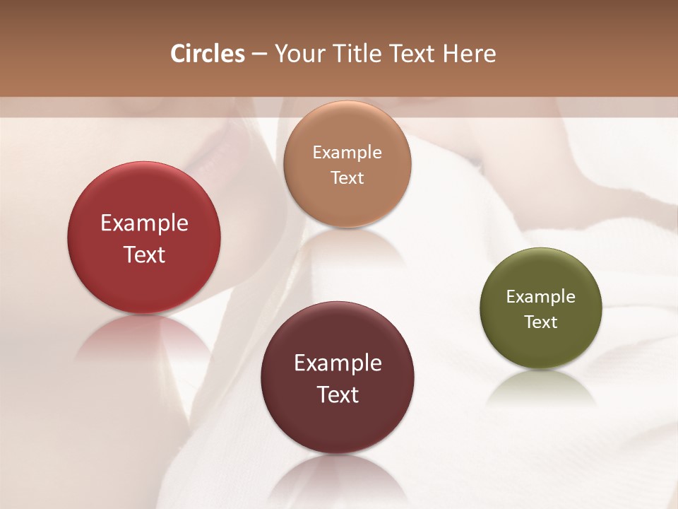 Blue Eyed Family Together PowerPoint Template