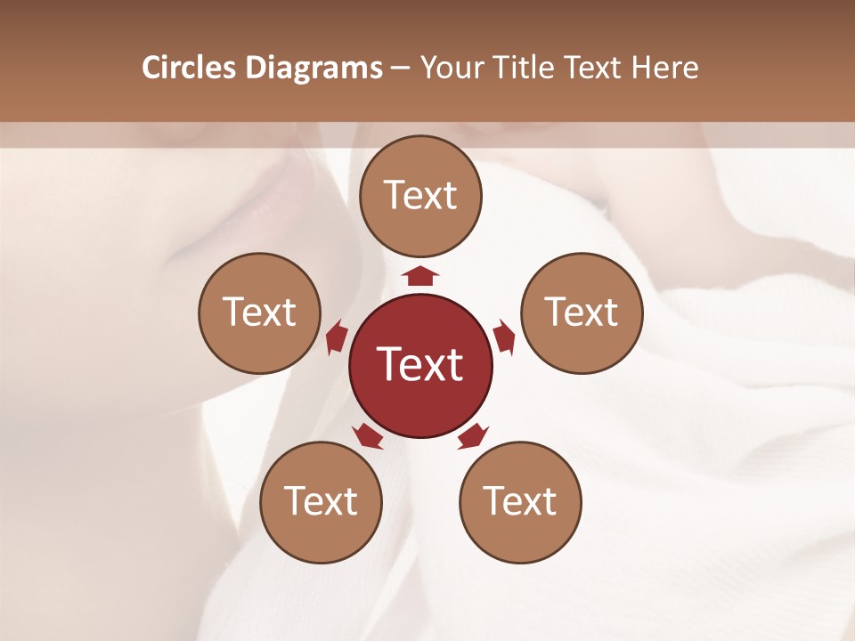 Blue Eyed Family Together PowerPoint Template