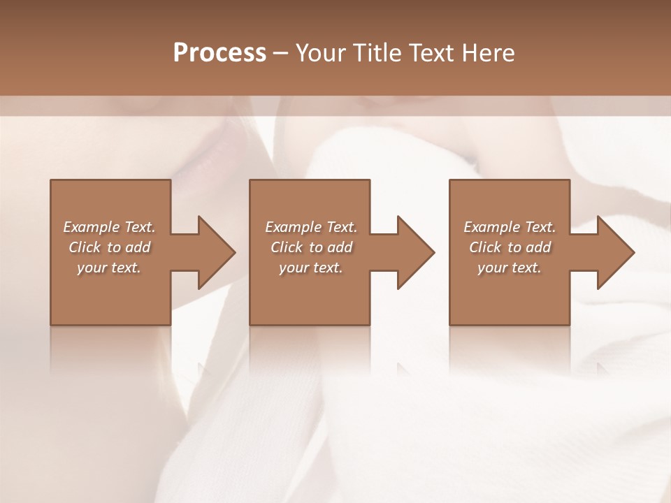 Blue Eyed Family Together PowerPoint Template