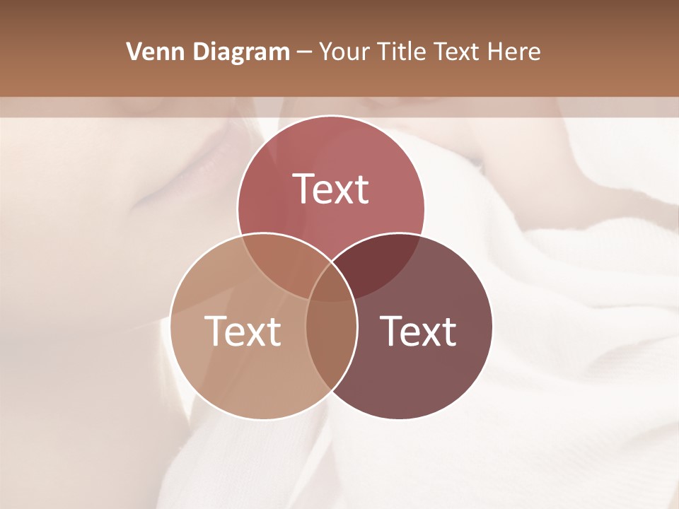 Blue Eyed Family Together PowerPoint Template