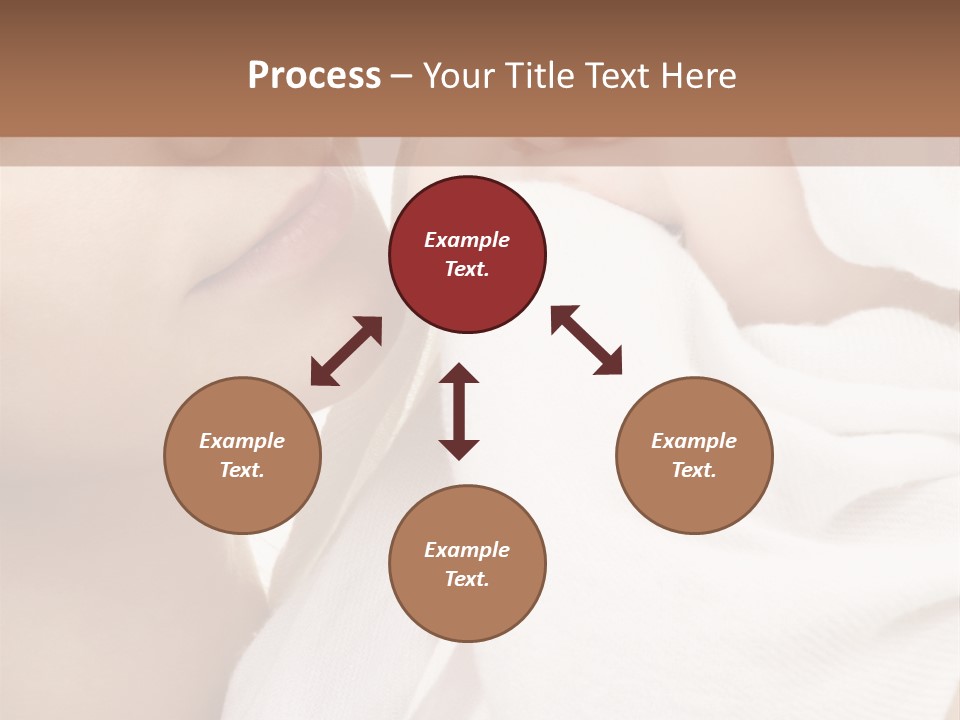 Blue Eyed Family Together PowerPoint Template