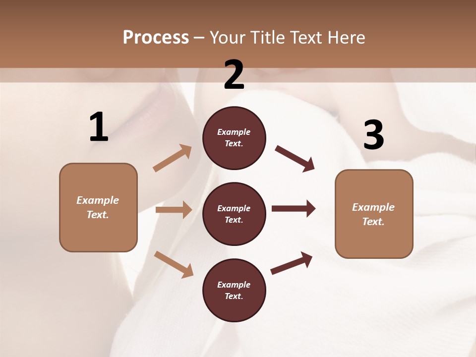 Blue Eyed Family Together PowerPoint Template